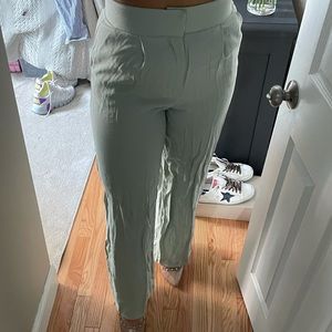 ZARA // Mint Green Trousers
